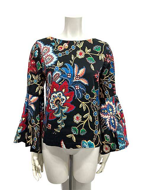 【中古】alice＋olivia アリス＆オリビア トップス トップ 総柄 大きさ0 レディース