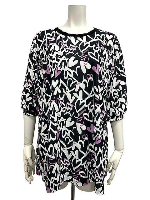 【中古】【美品】MUSE BY ROCHAS Premiere ニューズバイロシャスプルミエール レリアン トップス ブラウス 総柄 サイズ11 日本製
