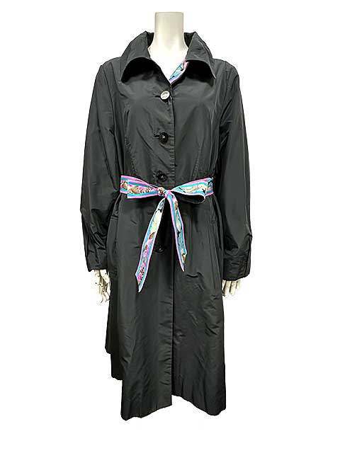 【中古】LEONARD レオナール 厚地の外套 大いさ40 スプリングコート レディース コート・ジャケット-レディースファッション