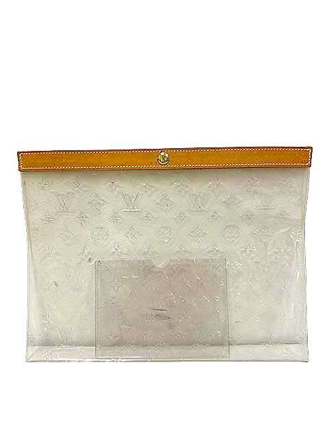 【中古】LOUIS VUITTON ルイヴィトン 御徒面子 クラッチペダル御徒面子 読みやすい 合切袋付き添い人 モノグラム