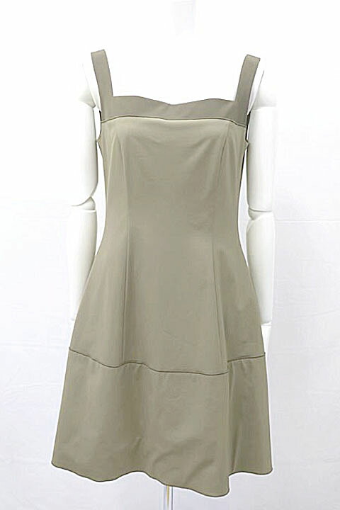 発送 フォクシーニューヨーク ワンピース 中古 Foxey New York フォクシーニューヨーク ワンピース レディース ノースリーブ カーキブラウン Mサイズ リサイクルブティックabc 激安ブランド大割引 Tecniz Com Br