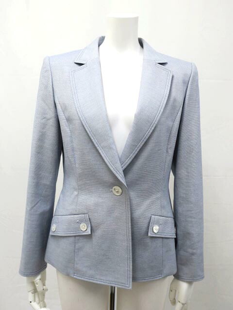 楽天市場 中古 Miss Ashida ミスアシダ ジャケット レディース テーラード ブルー 春 Mサイズ リサイクルブティックabc