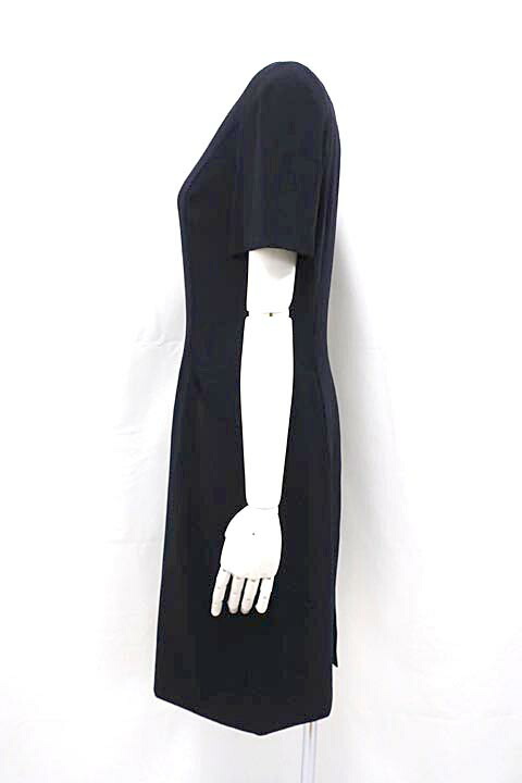 完売 中古 Miss Ashida Tokyo Paris ミスアシダ ワンピース レディース ブラック フォーマル シンプル 半袖 オールシーズン サイズ11 M Lサイズ 新発 Maharaniworld Com