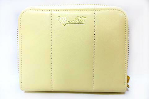 楽天市場 中古 Morabito モラビト 小物 財布 レディース 二つ折り ウォレット オフホワイト レザー リサイクルブティックabc