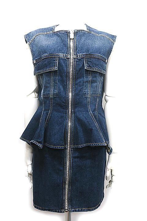 【中古】GIVENCHY ジバンシィ ジバンシィ　デニム　ワンピース　40サイズ　参考価格22万　2022SS ミニワンピース｜リサイクルブティックABC