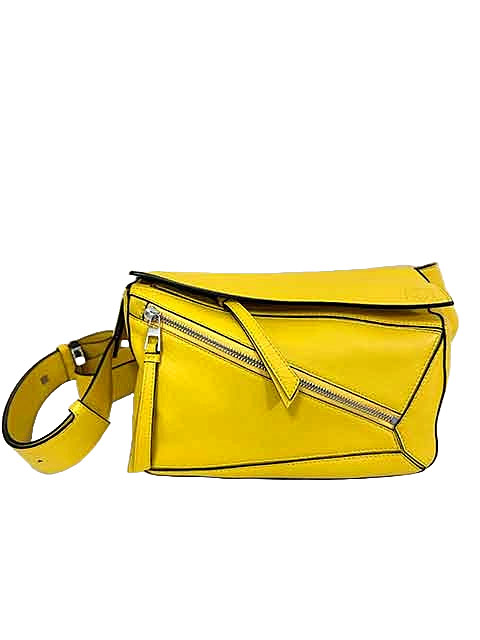 【中古】LOEWE ロエベ バッグ レディース メンズ パズル バムバッグ スモール レザー ボディバッグ｜リサイクルブティックABC