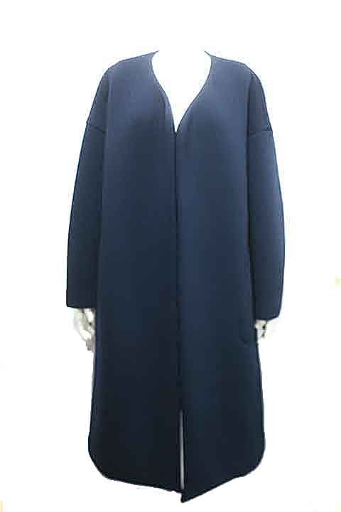 楽天市場】ebure エブール 2810200034 ボンディングノーカラー コート