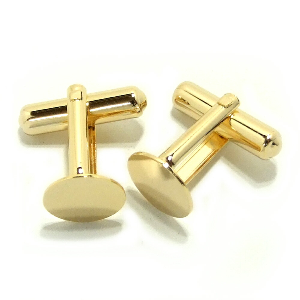 楽天市場】1ペア入【 5mm 芯立カフスボタン G/ゴールド】【295