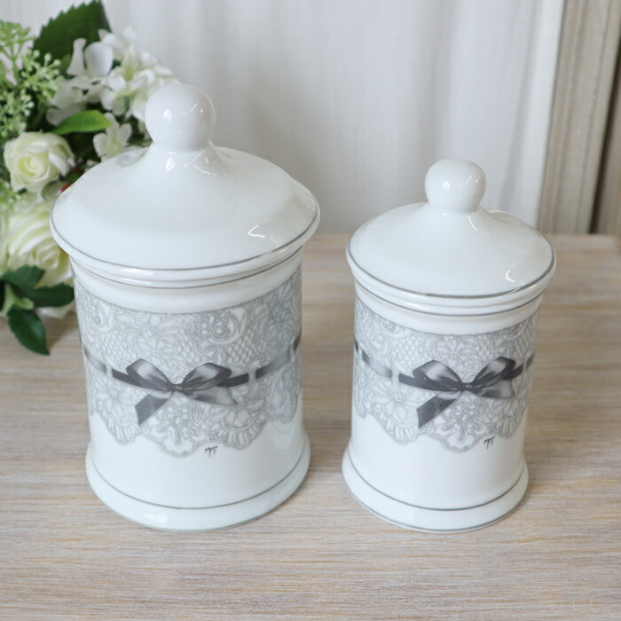 楽天市場】ポット 陶器 蓋付 おしゃ 小物入れ タッセル 置物 オブジェ