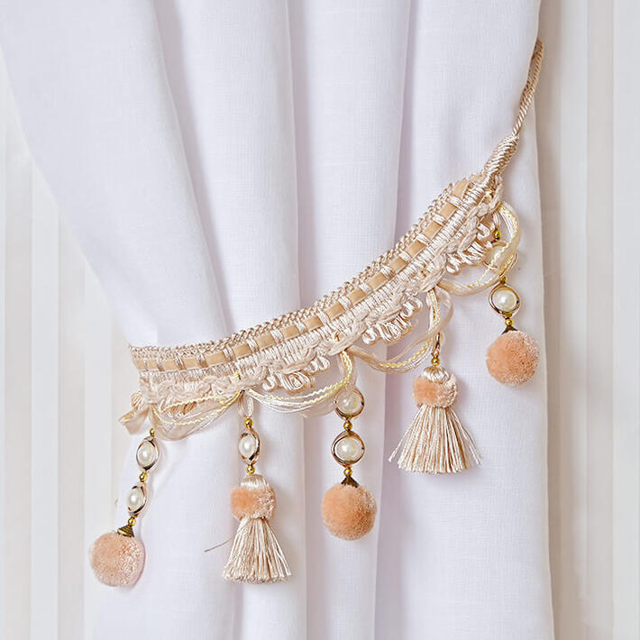【楽天市場】カーテンタッセル パールタッセル カーテン クリップ エレガント クラシック インテリア ギフト プレゼント おしゃれ かわいい