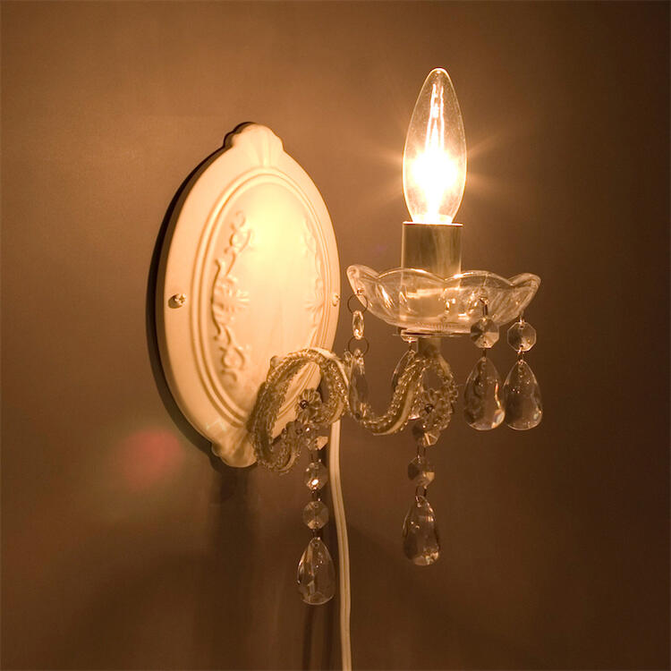 楽天市場】1灯シャンデリア ローズシャンデリア ライト