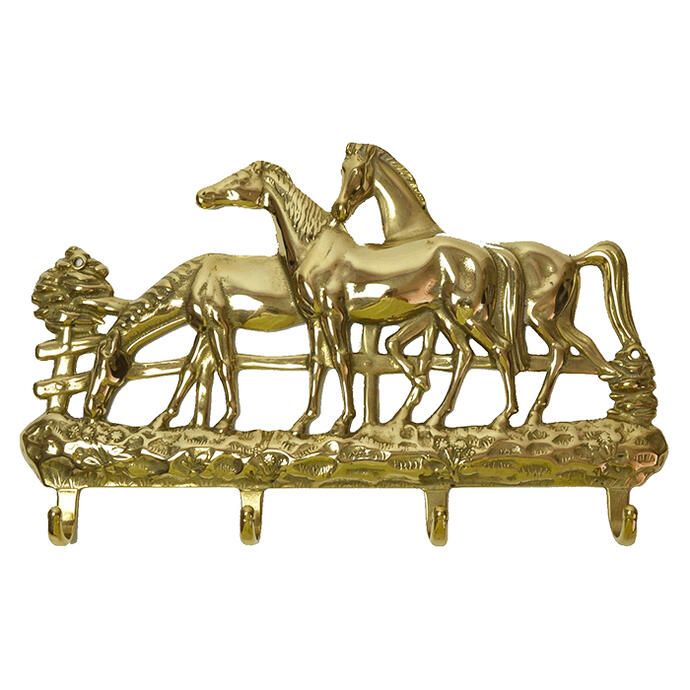 楽天市場】ホース オブジェ Lサイズ ブラック×ゴールドインテリア