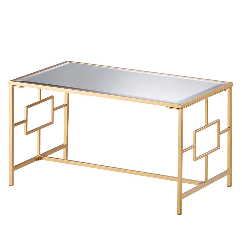 Re L Center Table Mirror Top Gold Antique Slim Table Mirror Top Gold Antique