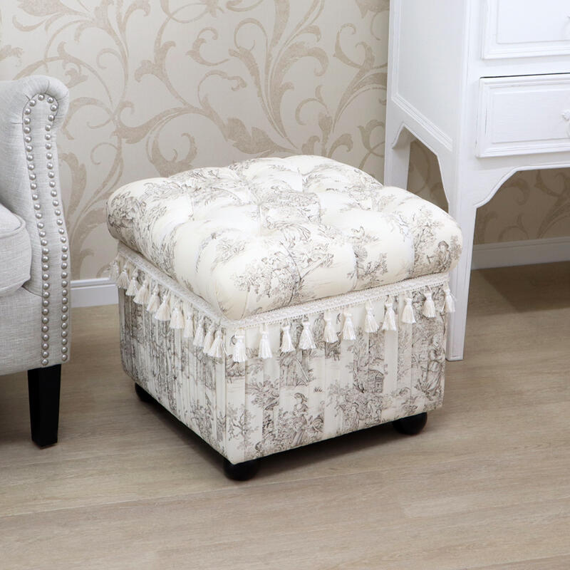 楽天市場】ジェニファーテイラー 収納スツール Luminaタッセル