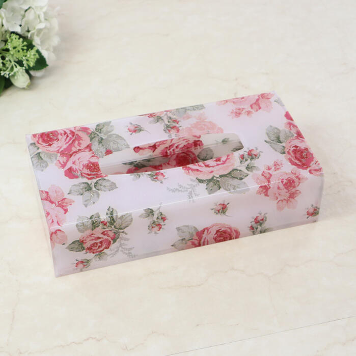 楽天市場】ティッシュボックスケース スウィートピンクローズバラ