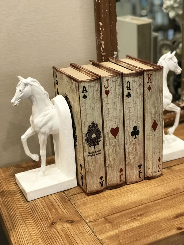 シークレットブックボックス 4pセット トランプ柄 Lサイズインテリア クラシック アンティーク シャビー フレンチ オブジェ インテリア ブックボックス プレゼント ギフト おしゃれ かわいい 小物入れ 蓋付き 箱 本型 洋書 北欧 収納 送料無料rebb Rocrooms Com