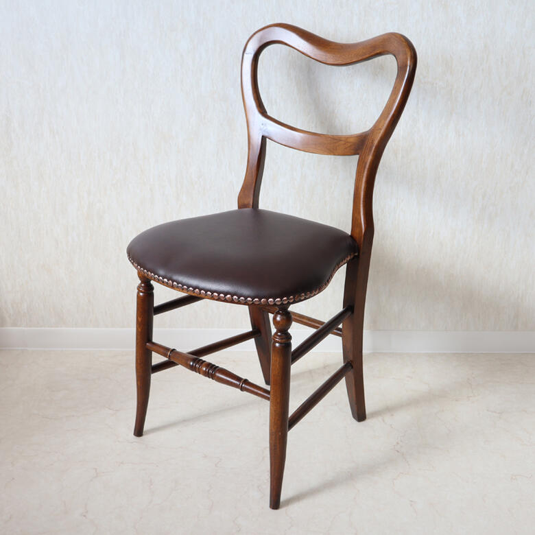 楽天市場】アンティークオーク ダイニングチェア 張地ブラウン