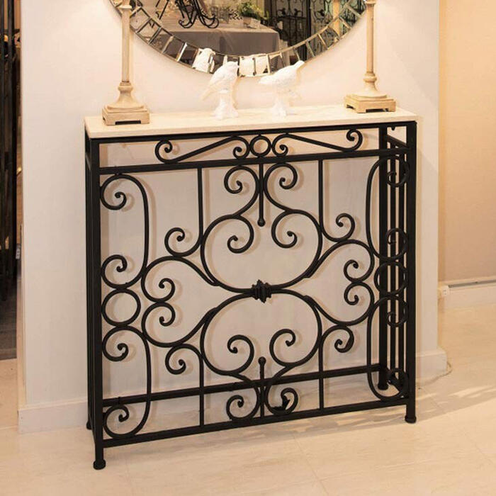 楽天市場】Iron Smith 天板大理石 サイドテーブル Sサイズアイアン