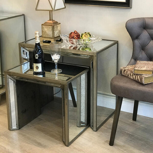 楽天市場】ポイント10倍SALEミラー サイドテーブルサイド