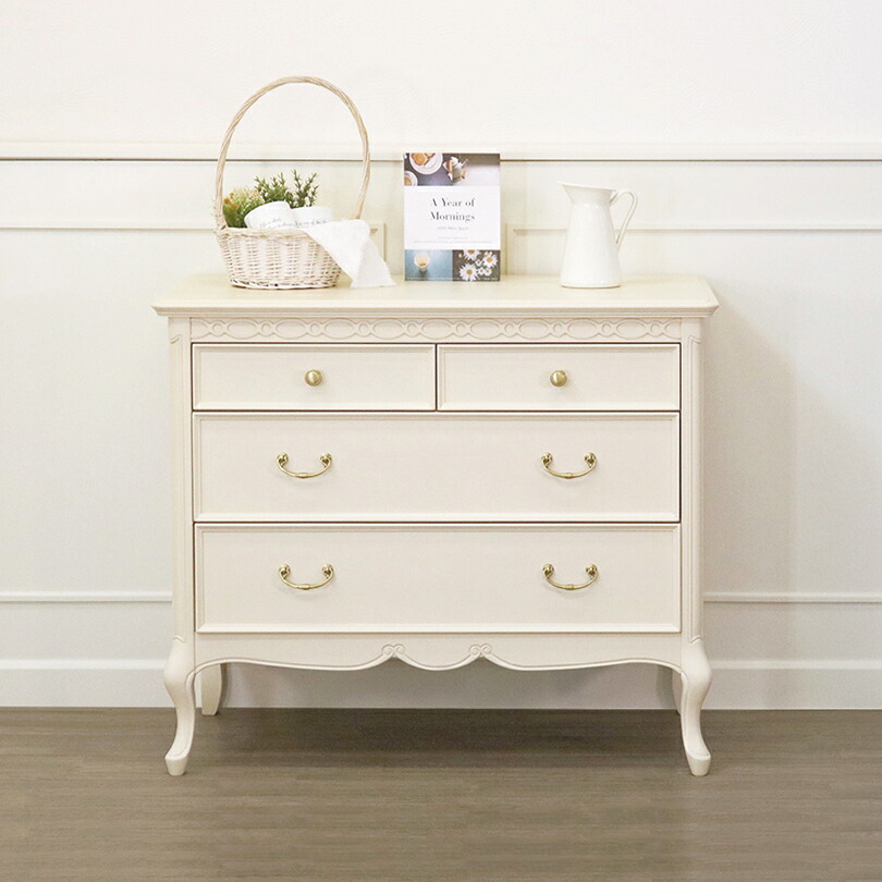 楽天市場】フルール サイドチェストナイトチェスト ナイトテーブル