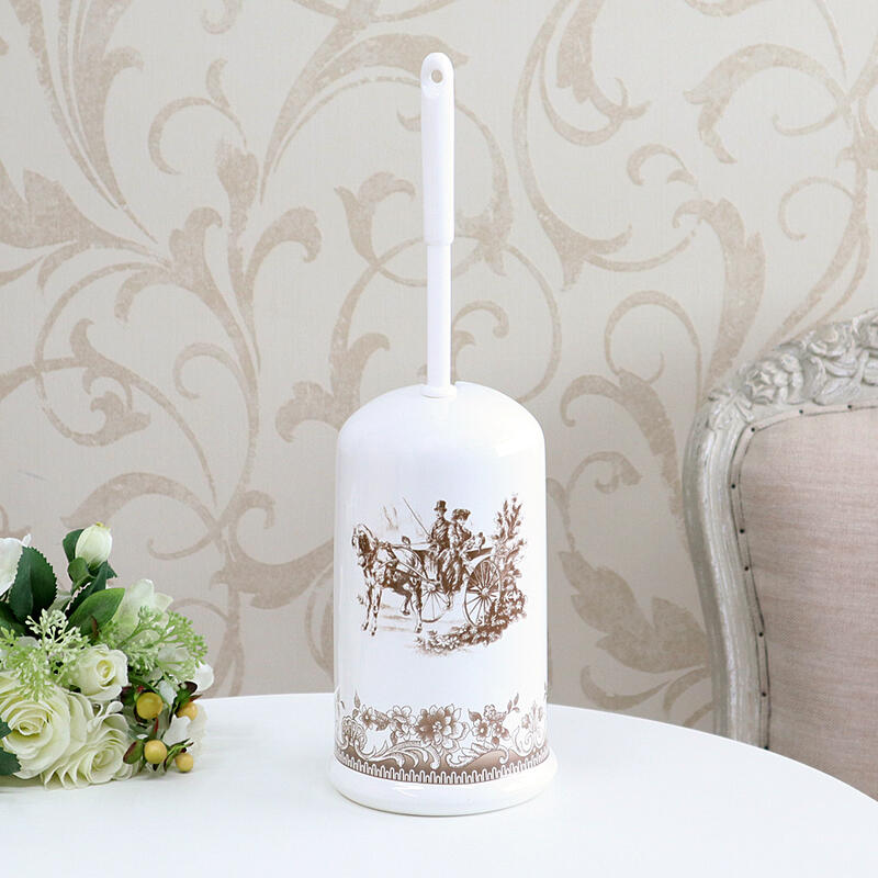 楽天市場】ロイヤルアーデン トイレブラシ＆スタンド 馬車アンティーク