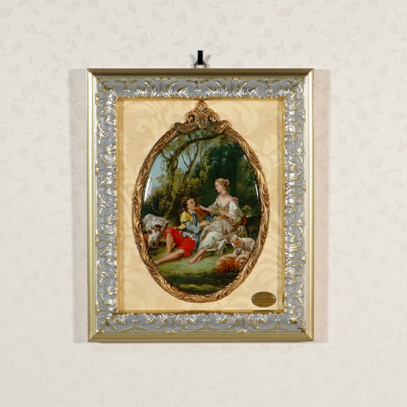 セール！ イタリア 額絵 風景柄 新品 正方形 モダン クラシック 796545 楽天市場】ITALIA CORNICI 額絵 幅109cm IC-00019 / イタリア