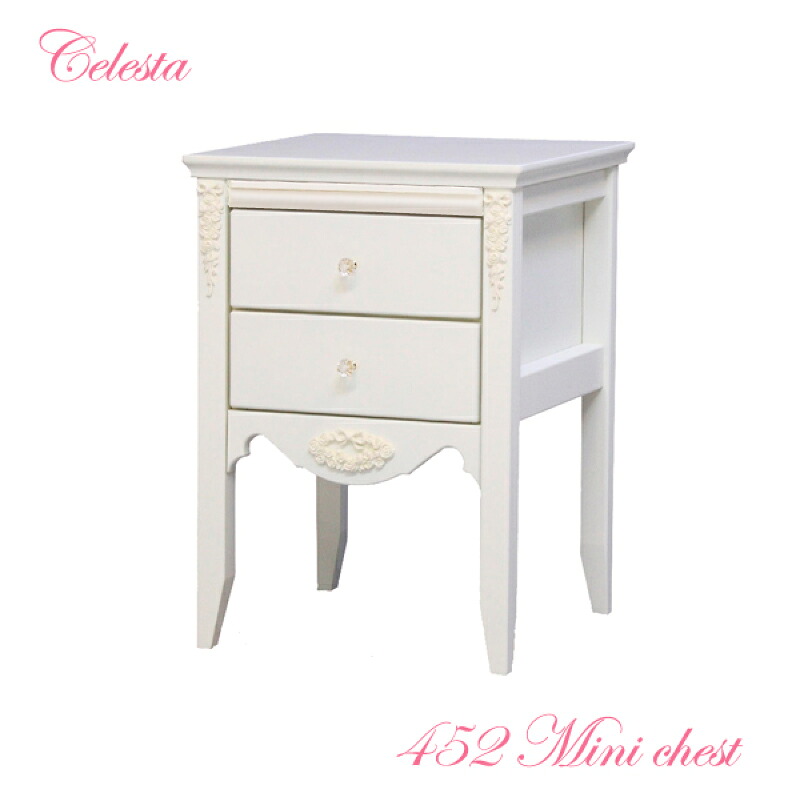楽天市場】Celesta チェレスタ 80テレビボードロマンチック 姫系 白 