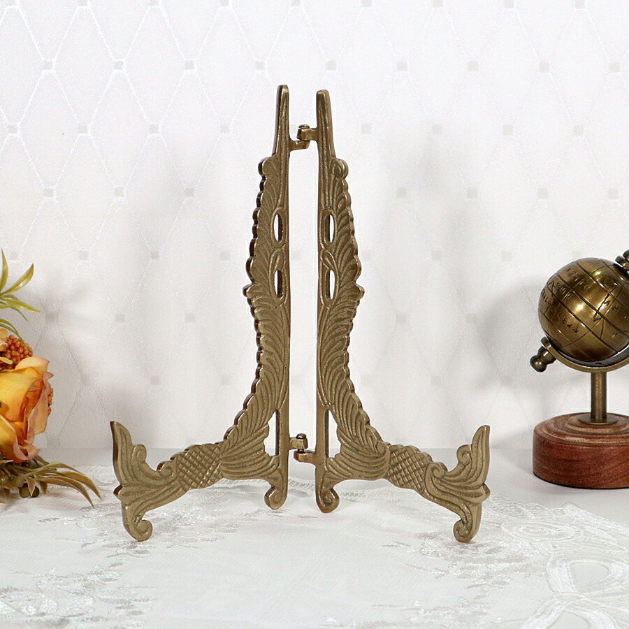 楽天市場】ポイント10倍SALEイタリア製 真鍮 イーゼル Mサイズ