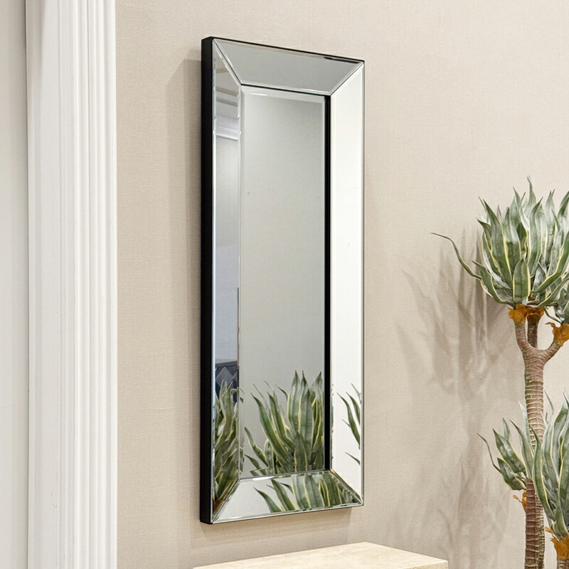 楽天市場】ウォールミラー Mサイズ 鋲モチーフ無しミラー モダン