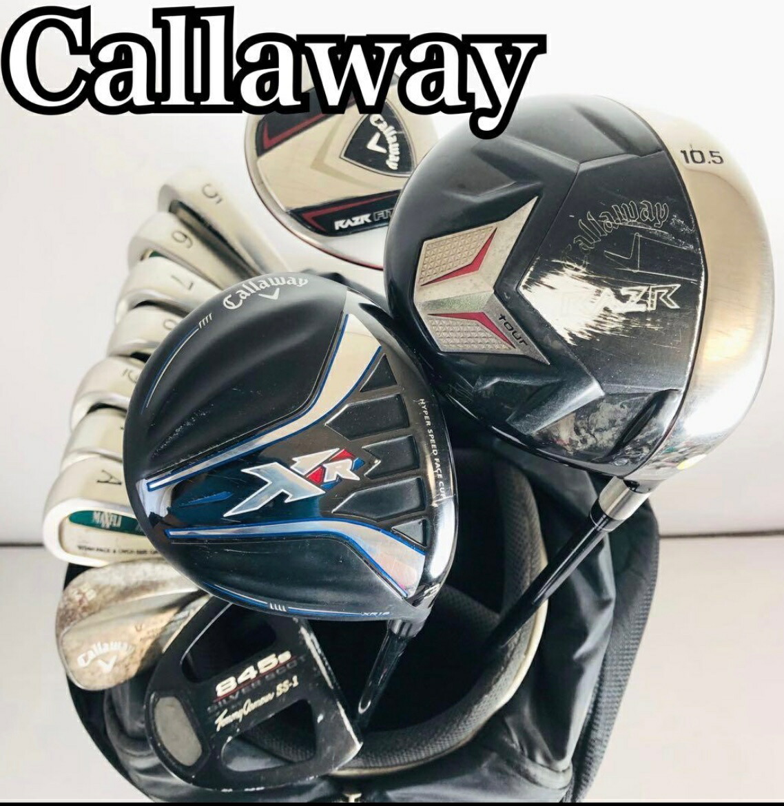 【Callaway】メンズ　中古ゴルフフルセット　クラブ11本＆キャディバッグ付 楽天市場】【中古】 メンズ 左利き用 ゴルフクラブフルセット 11本