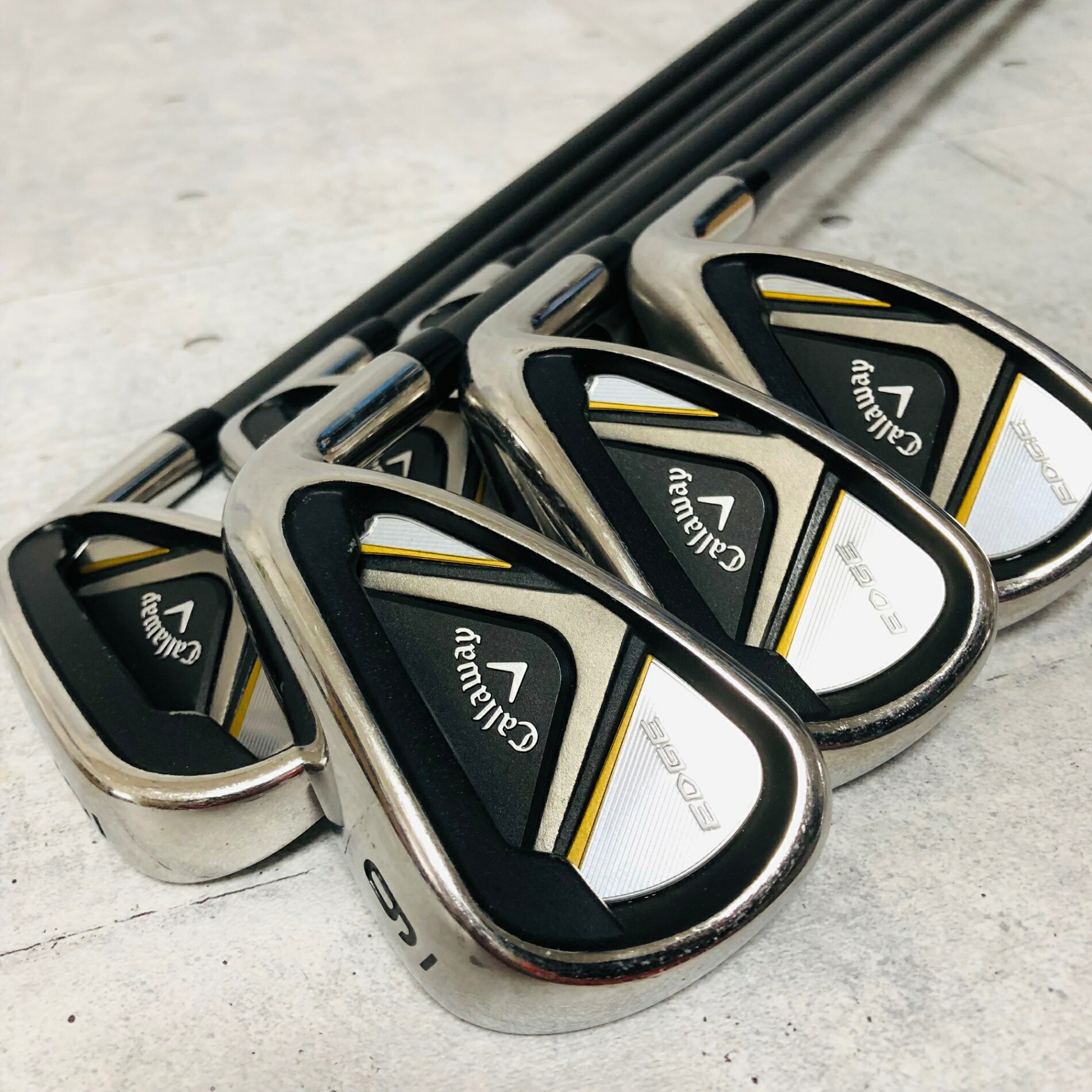【中古】 Callaway キャロウェイ EDGE エッジ 2021年モデル 6本 アイアン メンズ ゴルフ クラブ セット 初心者 入門 右利き｜リユースネクスト店