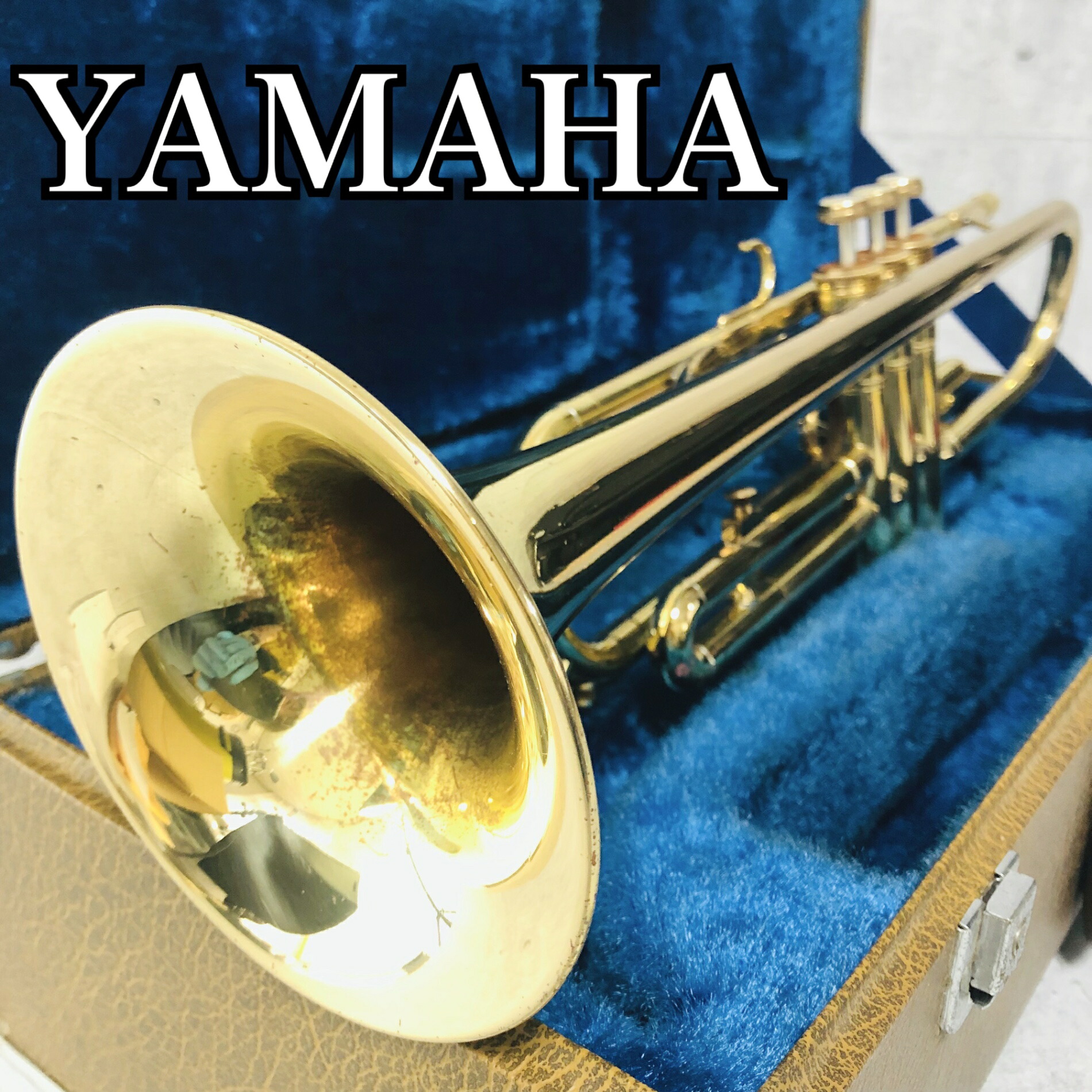 【中古】 YAMAHA ヤマハ YTR-233 トランペット マウスピース 入門 初心者 金管楽器 吹奏楽 ケース　KG-20｜リユースネクスト店