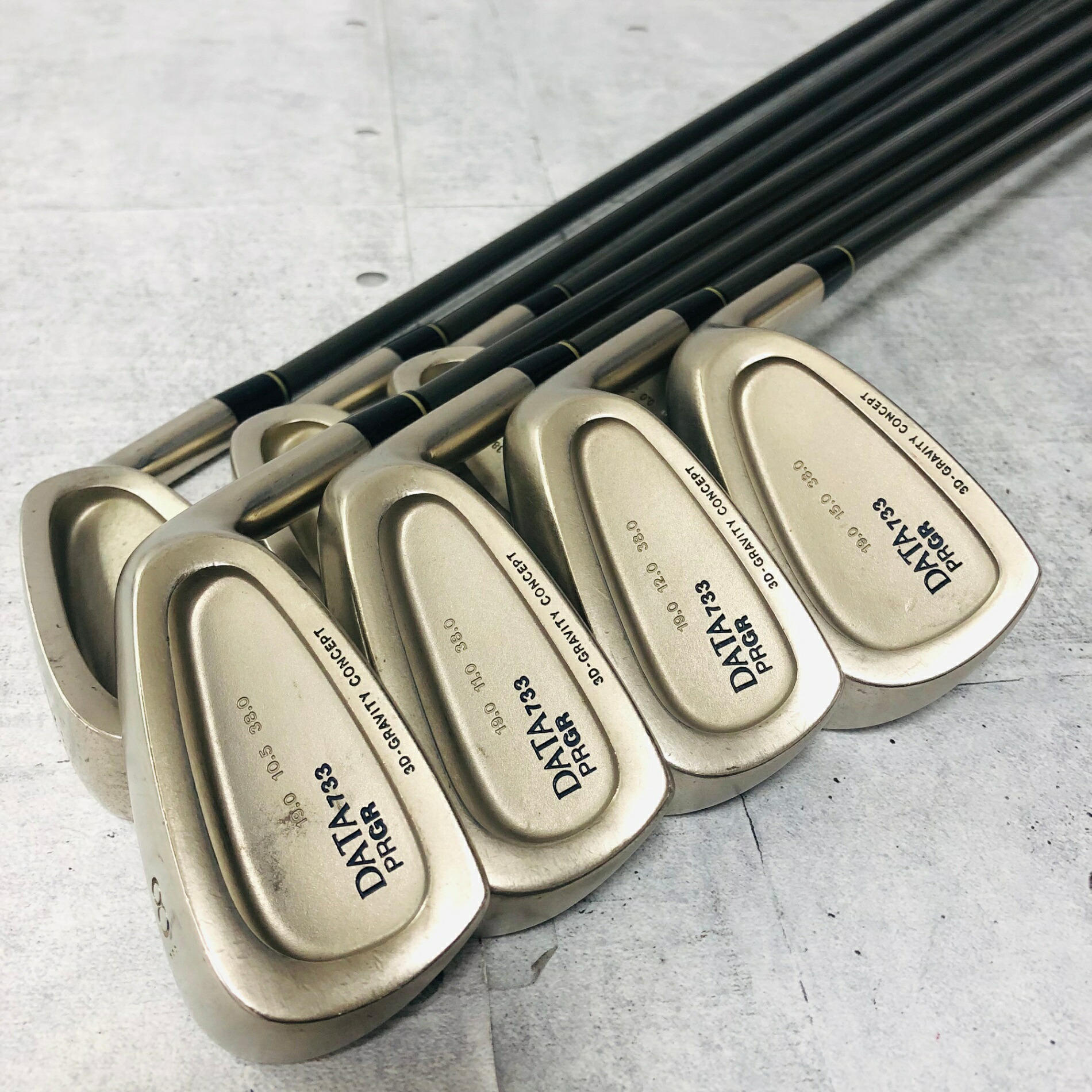 【保証付】【中古】 PRGR プロギア DATA733 データ 8本 アイアン メンズ ゴルフ クラブ セット 初心者 入門 右利き｜リユースネクスト店