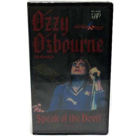 【中古】未使用品 未開封 VHS ビデオテープ オジーオズボーン OZZY OZBOURNE スピークオブザデビル 悪魔の囁き ロック ヘヴィメタル VPVR-67669 【ベクトル 古着】 230421画像