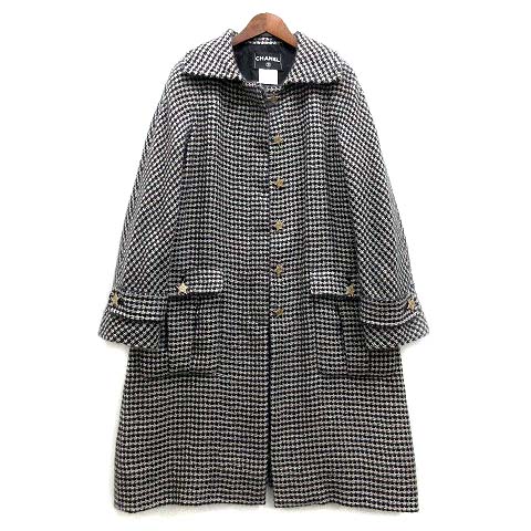 楽天市場】【シャネル】Chanel 20S ココマーク ツイード ロングコート