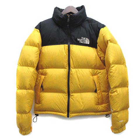【中古】ザノースフェイス THE NORTH FACE ダウン ヌプシ ジャケット 700フィル ND51905Z イエロー 黄 XS メンズ 【ベクトル 古着】 250228