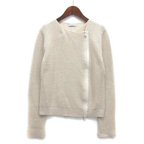 ミューズ ドゥーズィエムクラス MUSE de Deuxieme Classe LEWES コットン ニット クルーネック セーター シルク カシミヤ 長袖 ベージュ ミューズ ドゥーズィエムクラス MUSE de Deuxieme Classe LEWES