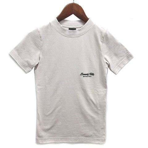 【中古】バレンシアガ BALENCIAGA Beverly Hills Tシャツ ストレッチ コットン 半袖 2024SS 768075 アイボリー系 S レディース 【ベクトル 古着】 250520 17,963円