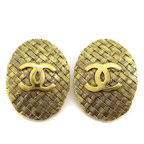 【中古】シャネル CHANEL 2904 ココマーク オーバル イヤリング ゴールド ヴィンテージ 29 ☆AA★ レディース 【ベクトル 古着】 250612