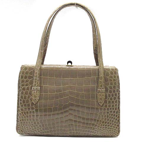 綺麗 Maxim ヘンローン社製 最高級クロコダイルレザー ハンドバッグ 黒 鞄 楽天市場】□希少□極上□本物□極美品□ Maxim マキシム HENG LONG