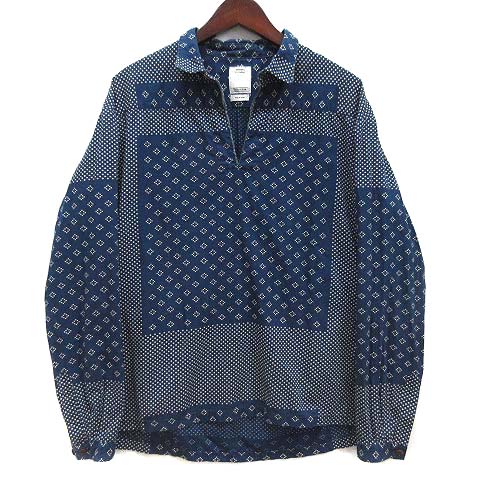 希少 visvim プルオーバー 長袖シャツ チュニック ブラック L 12080077-a.jpg