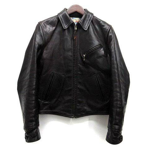 AERO LEATHER エアロレザー ヘラクレス ブラック 楽天市場】Aero Leather エアロレザー ジャケット サイズ:34(XS