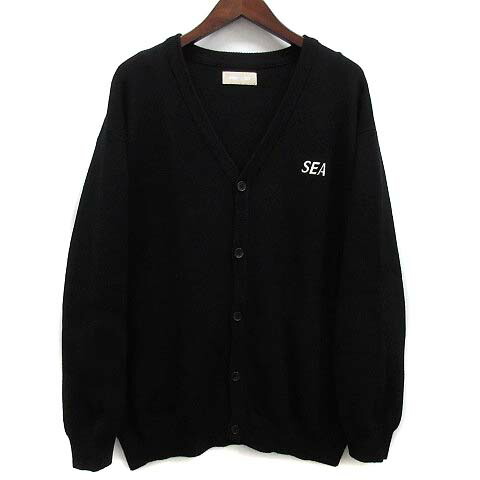 新品　WIND AND SEA ウィンダンシー　カウチンニット　ブラック　M 新品WIND AND SEA ウィンダンシーカウチンニットブラックM