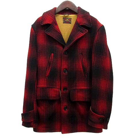 【中古】EVER WARM OUTDOOR Midwest coat mfg 遊猟 クルーザー 上衣 バッファローチェック ヴィンテージ メンズ 【ベクター 古着】 250904