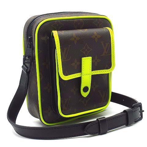 【中古】ルイヴィトン LOUIS VUITTON モノグラム マカサー クリストファー ウエアラブル ウォレット ショルダーバッグ クロスボディ M80793 RFID メンズ 【ベクトル 古着】 250912
