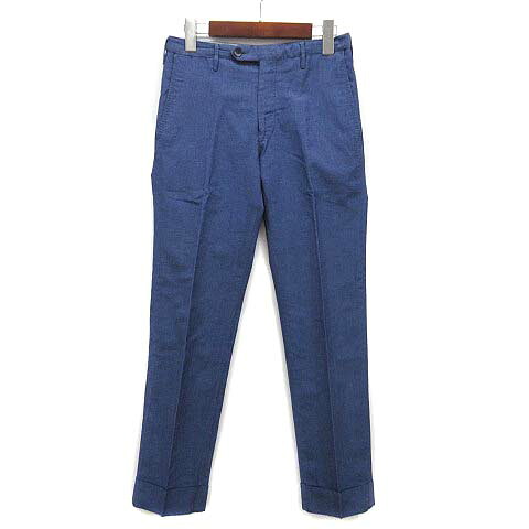 【中古】ロータ Rota ウール リネン テーパード パンツ 290/2/C/049 ネイビー 紺 42 イタリア製 メンズ 【ベクトル 古着】 250930