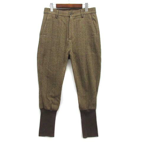 未使用品 CLUMSY PICTURES VINTAGE 2 CHINO パンツ clumsy. Pictures パンツ VINTAGE 2 PLEATS WOOL PANTS - DARK GREY