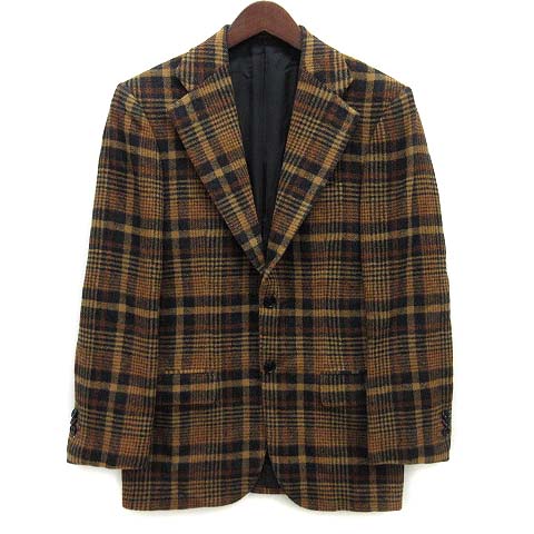 【中古】エムピーディマッシモピオンボ Mp Massimo Piombo 絨毛 地絹 照合のしるし テーラード 上衣 2B 赤銅色 茶 42 イタリア製 メンズ 【ベクター 古着】 251003 コート・ジャケット-メンズファッション