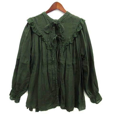 楽天市場】【中古】nest Robe23AW リネン近江晒しプチフリルチュニック