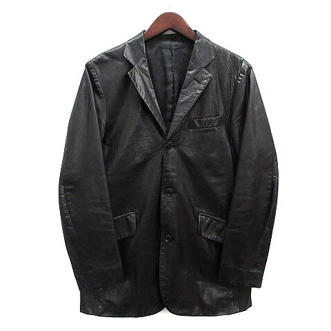 【中古】ザズー ZAZOUS REATS ZAZOUS レザー テーラード ジャケット ブラック 黒 S メンズ 【ベクトル 古着】 251125｜古着 買取＆販売 ベクトルイズム